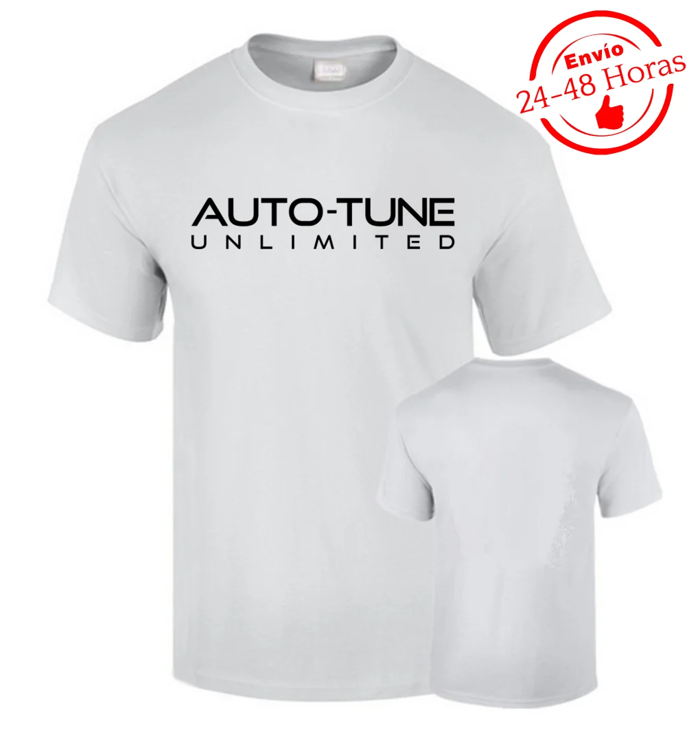 Premium Autotune Self-Tune Processor Audio Music Voice White Print Cotton 190Grs T-Shirt Unisex