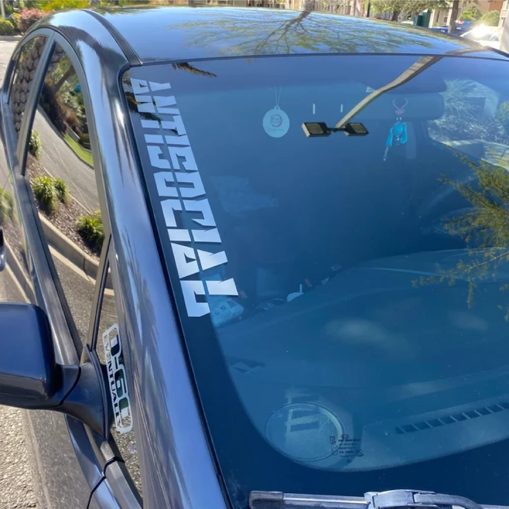 ADESIVO JDM ECG Auto JDM OEM Tuning 15x4 Cm Bianco EUR 4,80 - IT