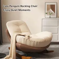 Rocking Chair Balcony Home Technology Cloth Rocking Chair Living Room Leisure Rocking Chair, Modern Rocking 1