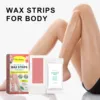 Armpit Depilatory Remove Underarm Legs Private Parts Body Hair Growth Inhibitor Smoothing Mild Painless Eliminate Hair Wax Paper 4