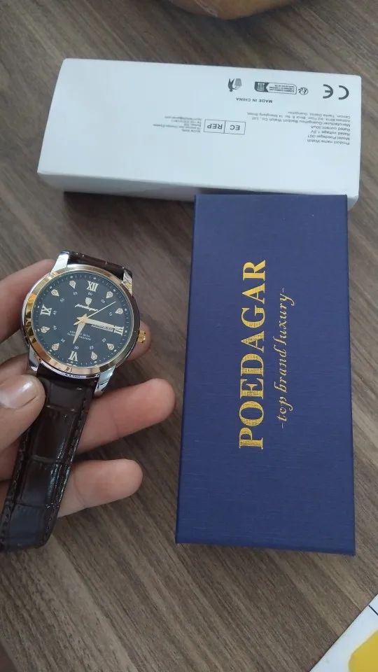 POEDAGAR Luxury Man Wristwatch photo review