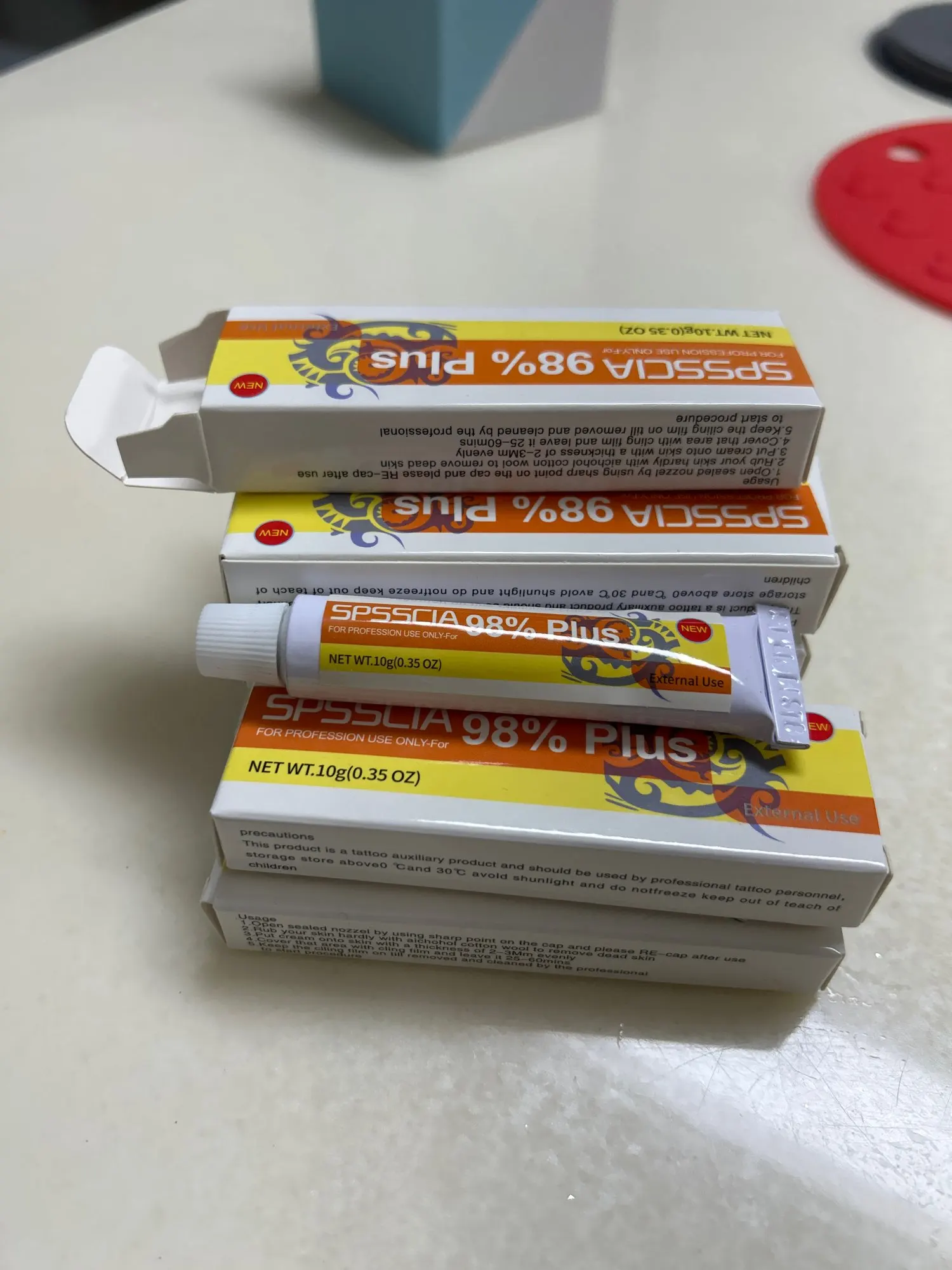 98% Spsscia Anaesthetics Cream Before Microneedling Permanent Makeup Microblading Body Eyebrows Lip photo review