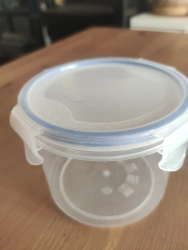 4Pcs Sealed Storage Box Transparent Kitchen Food Grain Organizer Storage Tank Plastic Large capacity Moisture-proof Sealed Jars photo review