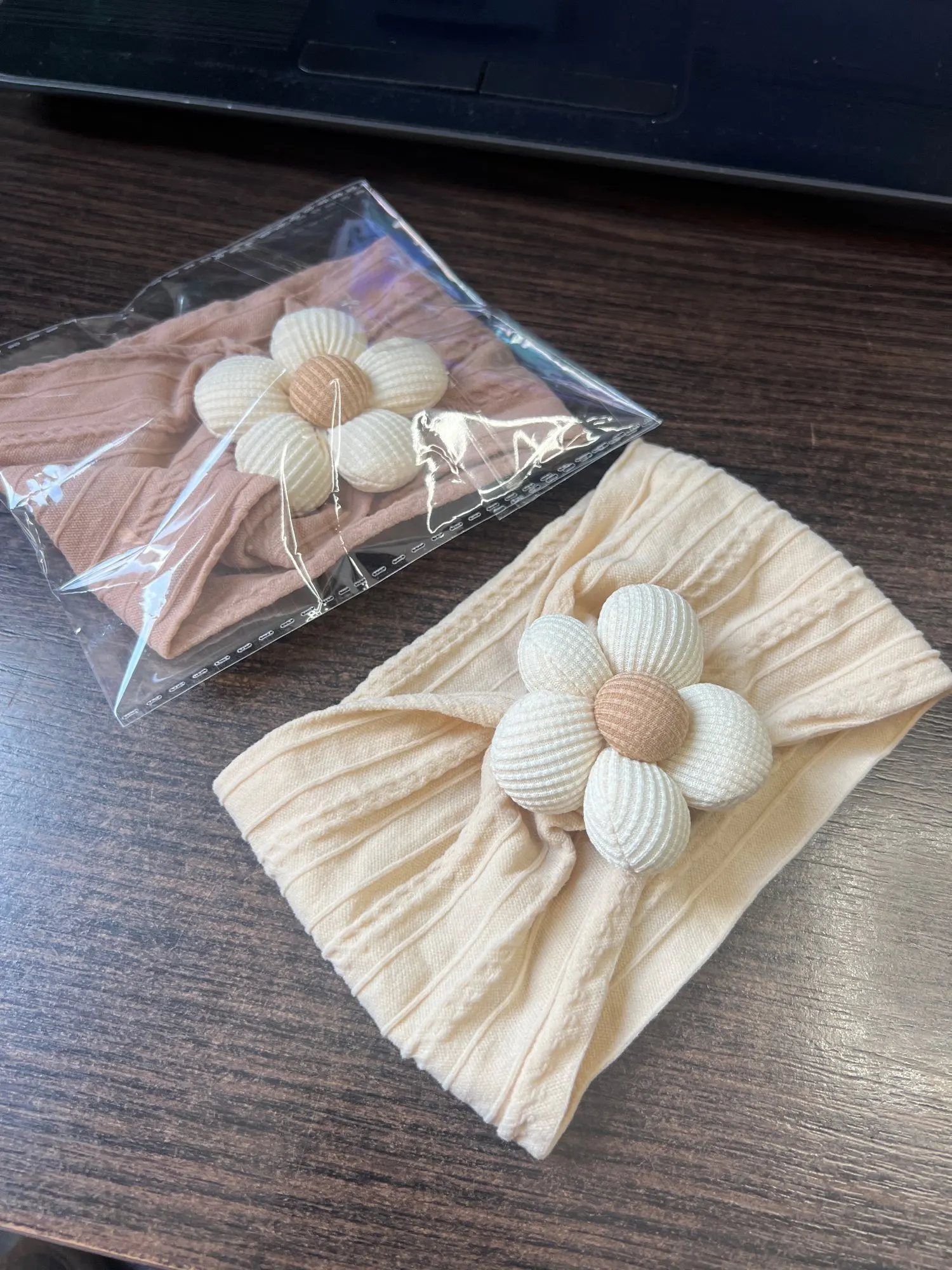 Cute Floral Nylon Baby Headband photo review