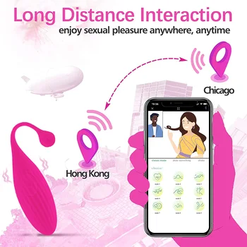 Vibrating Vagina Balls Bluetooth Vibrator Sex Toys for Women Anal Clitoris Stimulation Wireless APP Panties Vibrator for Women 3