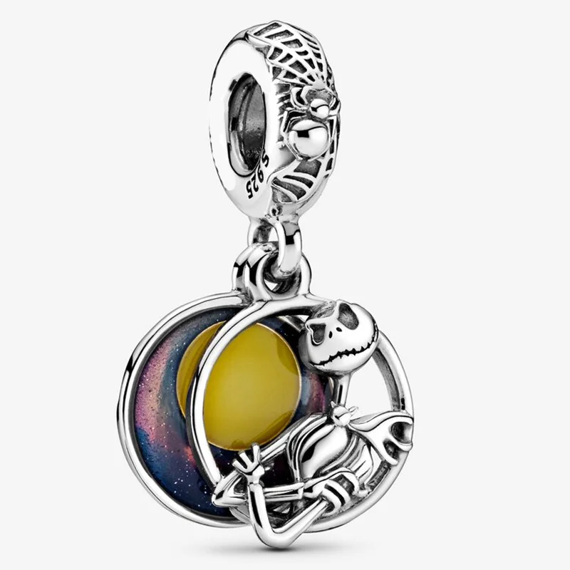 Sterling Silver 100 Nightmare Before Christmas Dangle Charm Fits