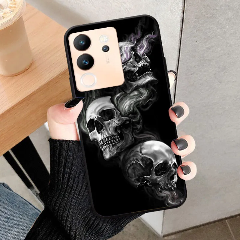Sleek Black Soft Silicone TPU Protective Phone Case