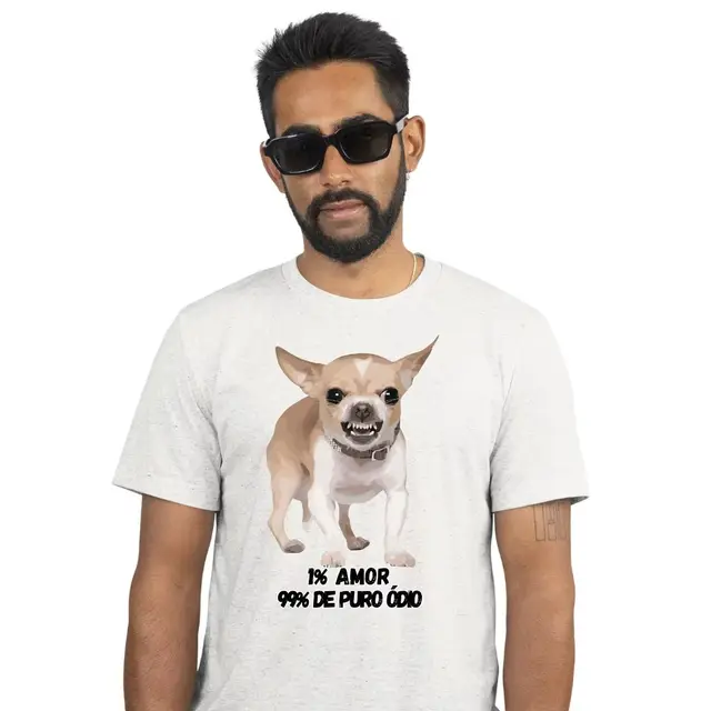 Camiseta Masculina Manga Curta Moderna Estampada Malha Leve Algodão do P ao G1