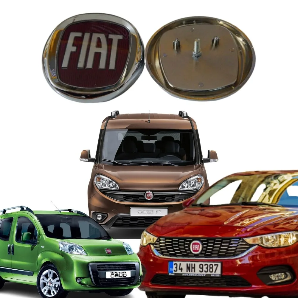 

Для Fiat передний багажник бампер Гриль значок хромированная рамка бленда диаметр 75 85 95 120 мм doblo 500 Linea Ducato