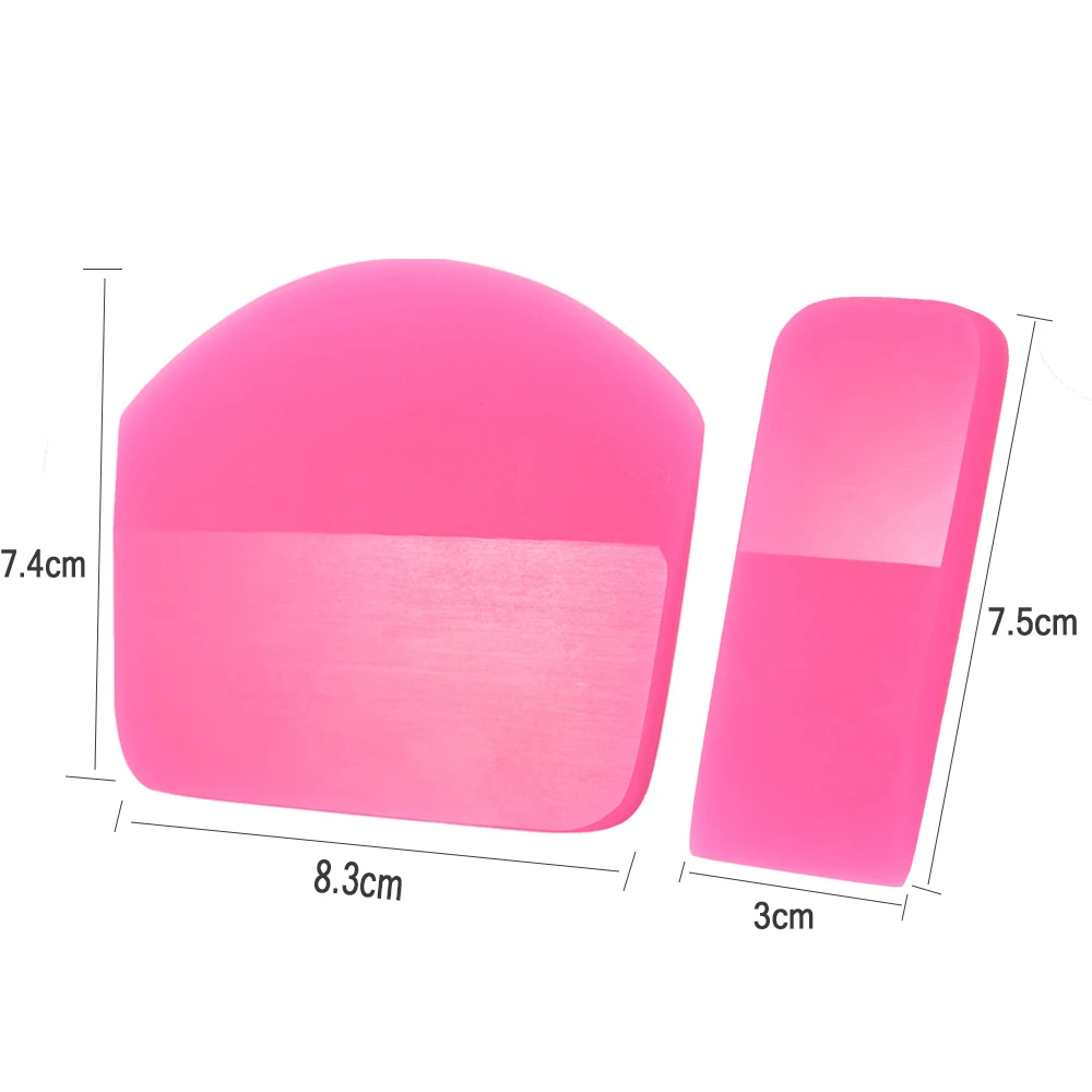 FOSHIO Soft PPF Rubber Scraper Mini Small Size Car Vinyl Wrapping Squeegee Window Tint Film Pasting Tool Windshield Water Rmover
