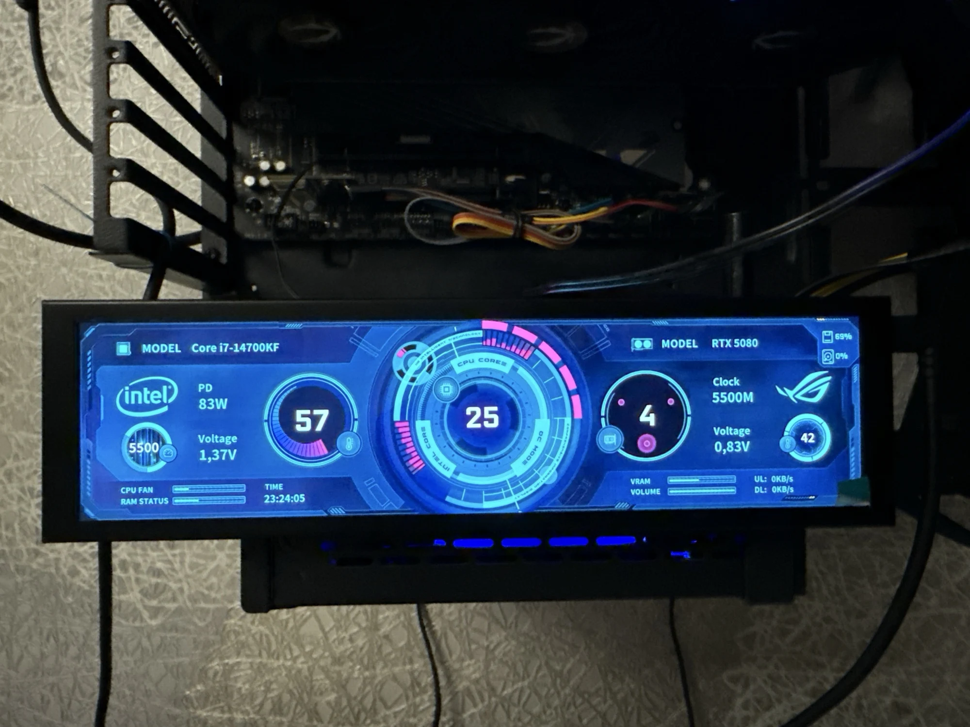 8.8 Inch IPS USB Secondary Screen Type-C PH Interface Turing Smart