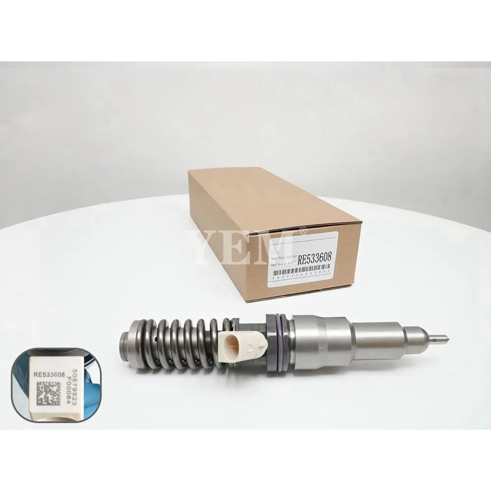 New Injector Assembly DZ121294 4 pc For John Deere Engine Spare Parts