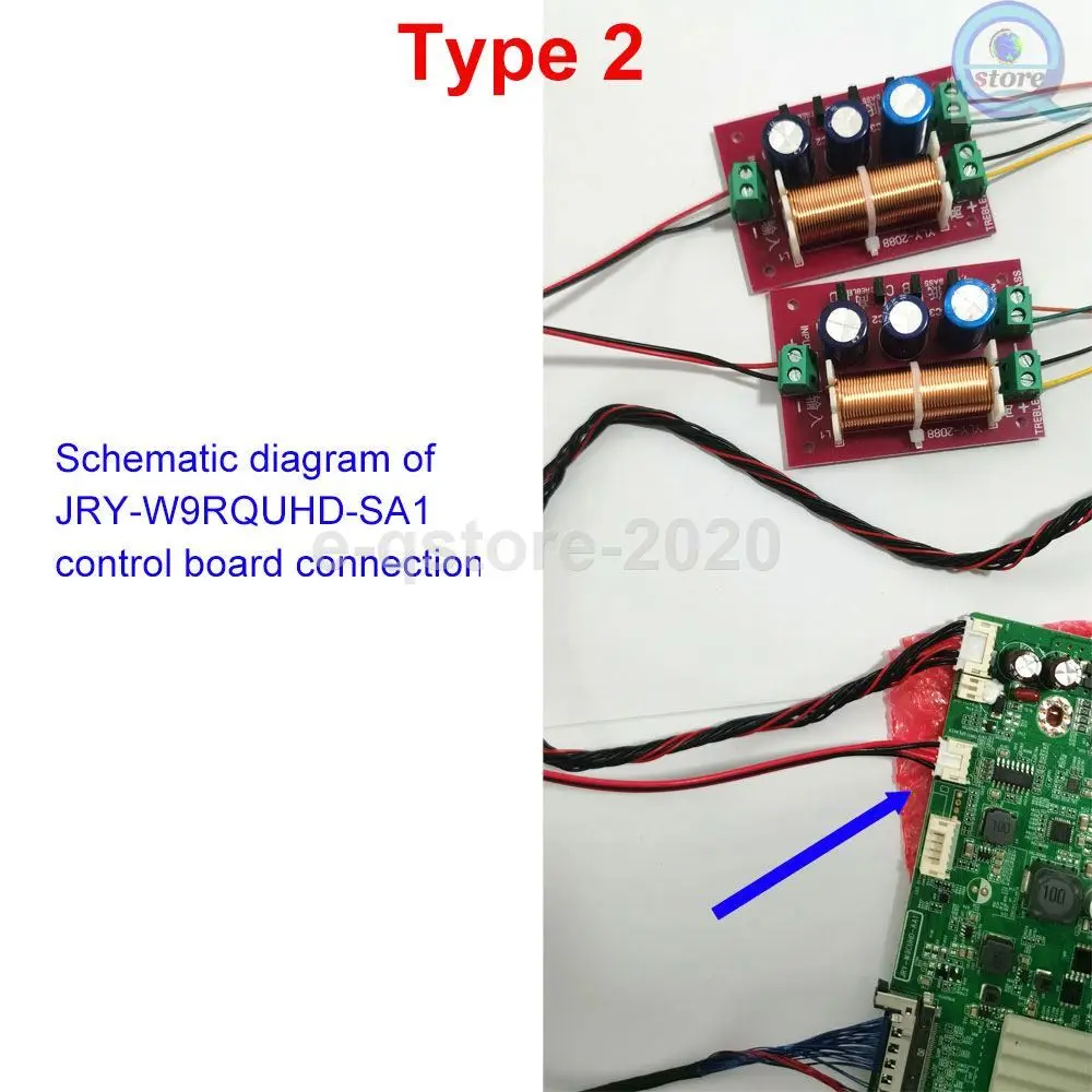 Treble Bass Speaker Speakers Crossover Divider Board Converter CROSSVER for 27" 5K imac and our controller board 6