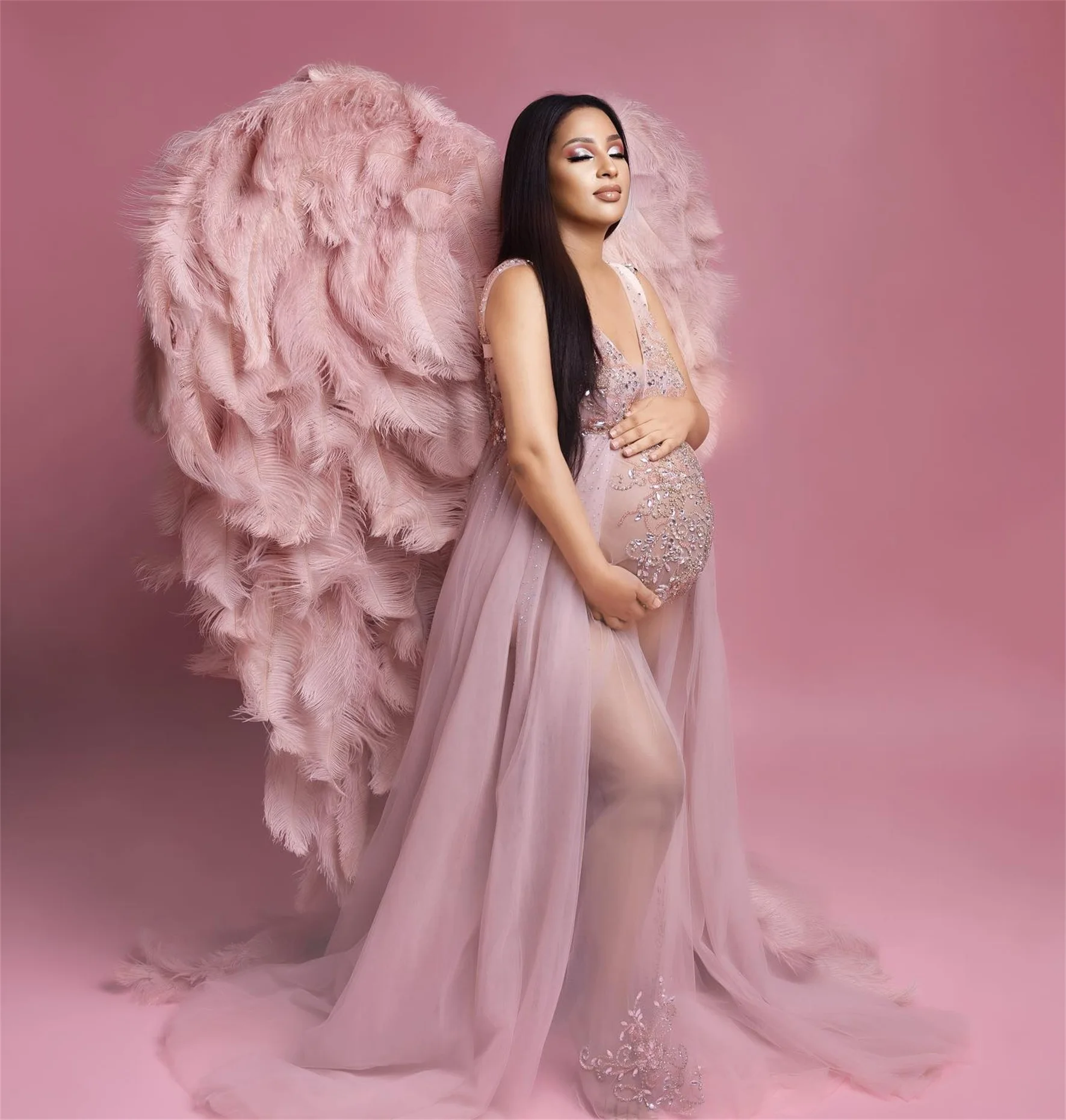 Рисунок 2 - Роскошное Тюлевое платье для беременных