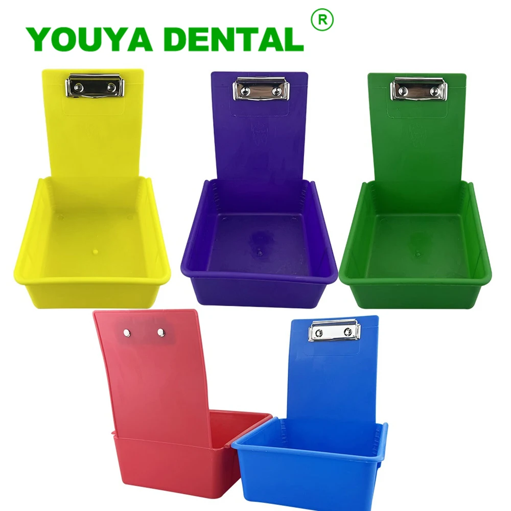 Dental Lab Storage Box Colorful Plastic Tray Organizer Case Teeth