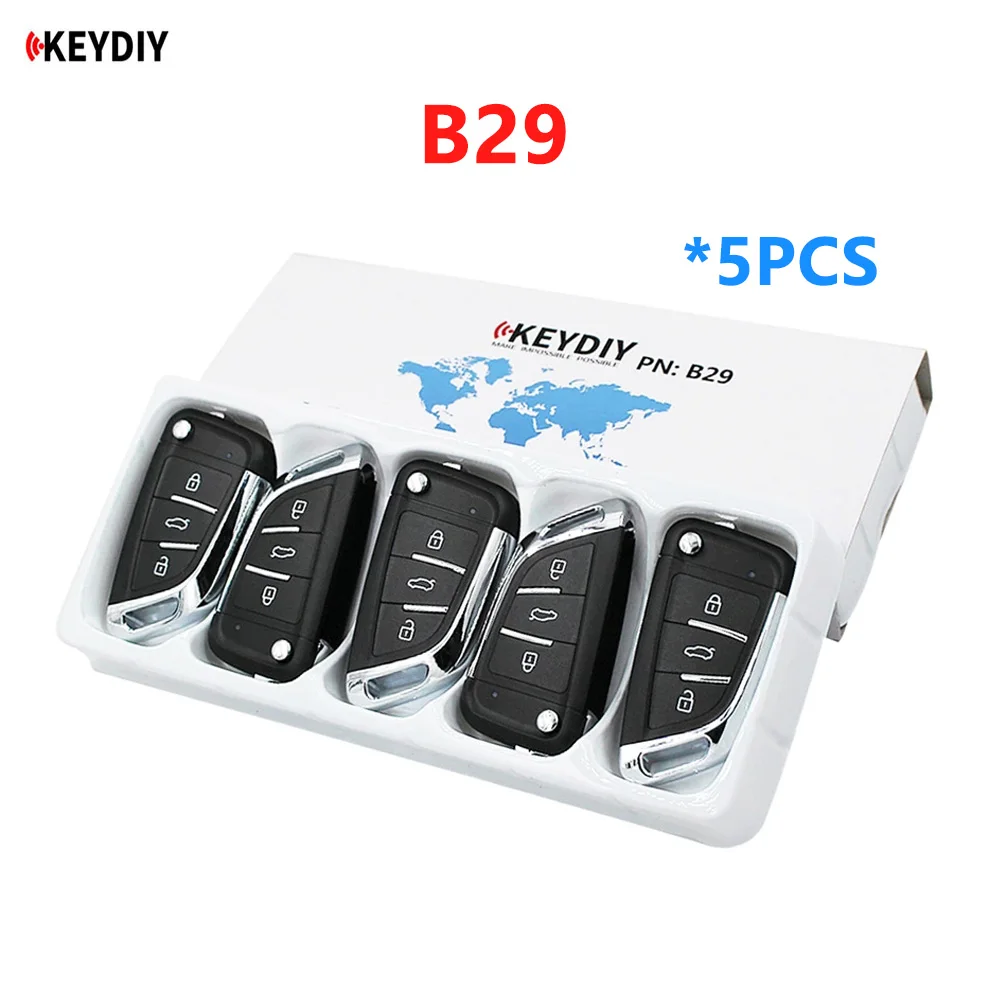 

5pcs/lot B29 NEW Model KD900 KD900+ URG200 KD-X2 Key Generator B Series Remote3 Button Universal KD Remote