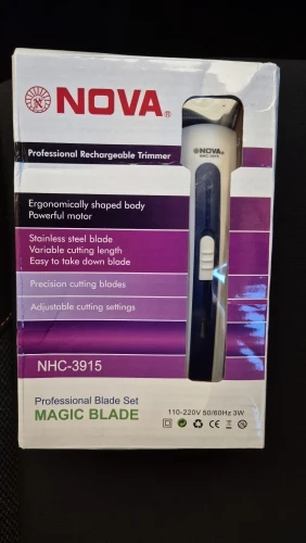 Máquininha De Cortar Cabelo e/ou Barbeador Portátil Aparador Barba 3915 bivolt Recarregável-ENVIO IMEDIATO PARA TODO BRASIL photo review