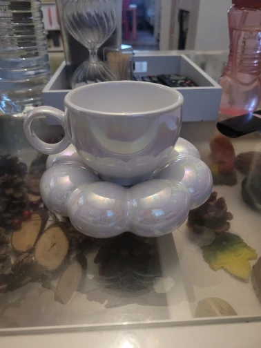 Pink Bubble Mug Set, customer photo