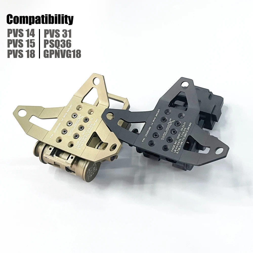 NVG Mount L4 G69 Night Vision Goggles Bridge Helmet Mounted w