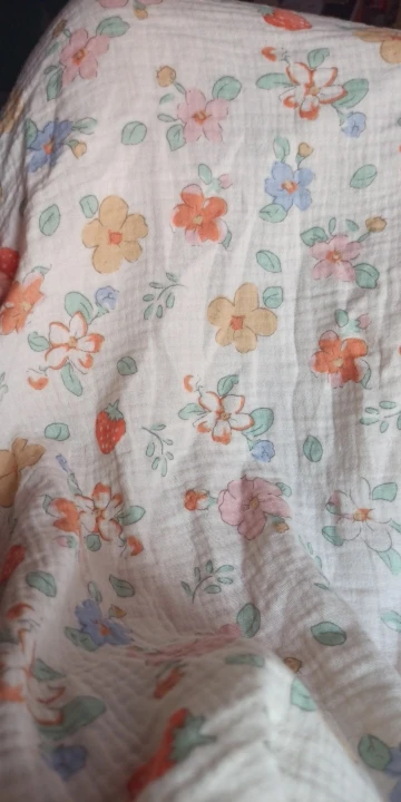 Cotton Muslin Baby Receiving Blankets - Swaddle Blankets and Infant Bath Towel photo review