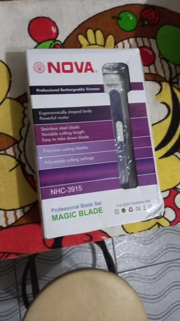 Máquininha De Cortar Cabelo e/ou Barbeador Portátil Aparador Barba 3915 bivolt Recarregável-ENVIO IMEDIATO PARA TODO BRASIL photo review