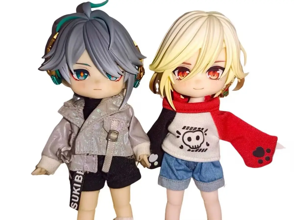 Alhaitham Kaveh Ob11 Face Water Sticker GSC Clay Man Genshin Impact Faceplate Handmade Alternate Expression Doll Accessory