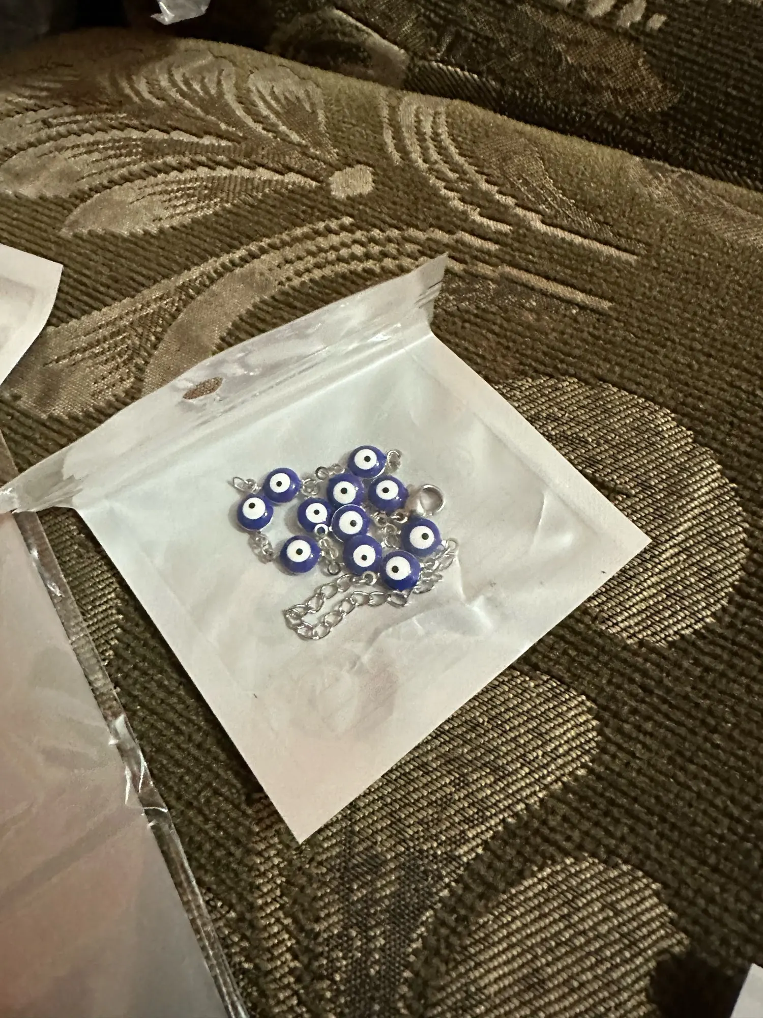 Enchanting blue hues Evil Eye Bead Bracelet for women's charm photo review