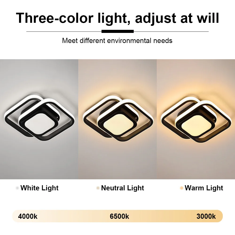 LED Ceiling Light LED Aisle Ceiling Lights Modern Style Surface Home Light for Bedroom Living Room Corridor Balcony Kitchen