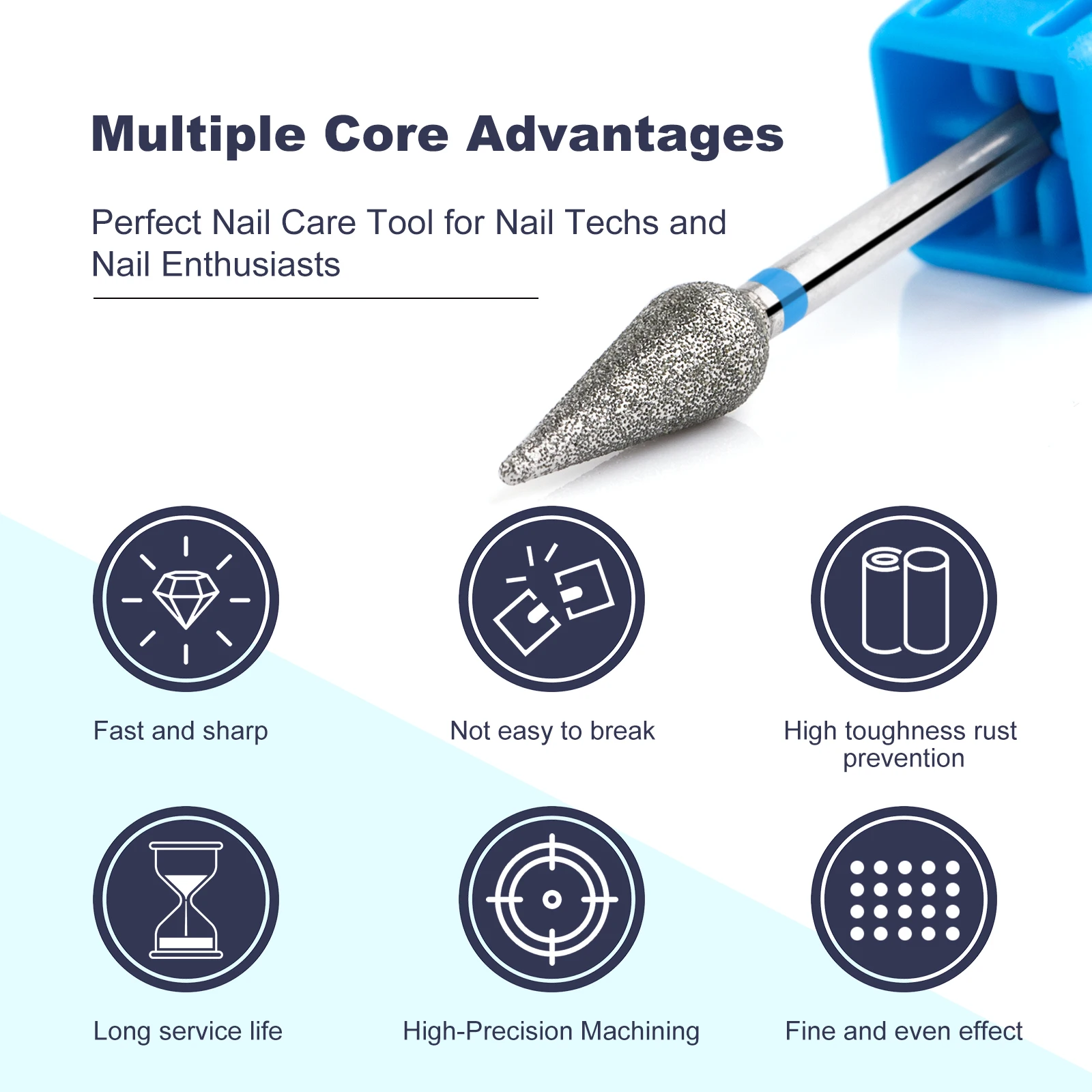 Nail Drill Bit Diamond Milling Cutter 4pcs/lot