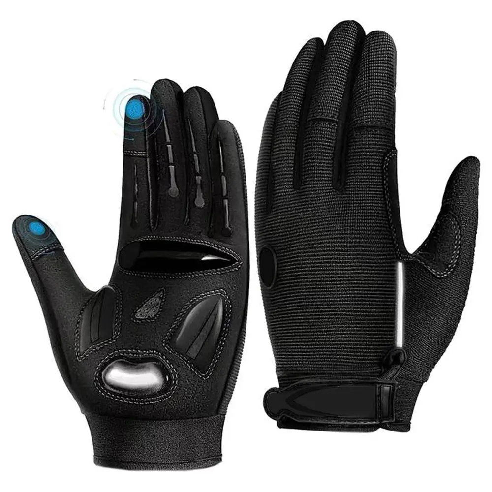 Sports Gloves, Mxvsc, 1 Pair, Black, Microfiber, Ultralight Gloves.