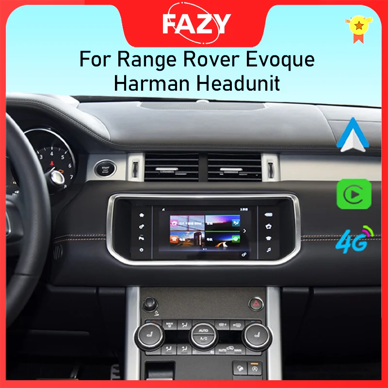 

10.25'' Android 12 HD Screen CarPlay Car Radio GPS Navigation Multimedia Player For Range Rover Evoque LRX L538 Harman Head Unit