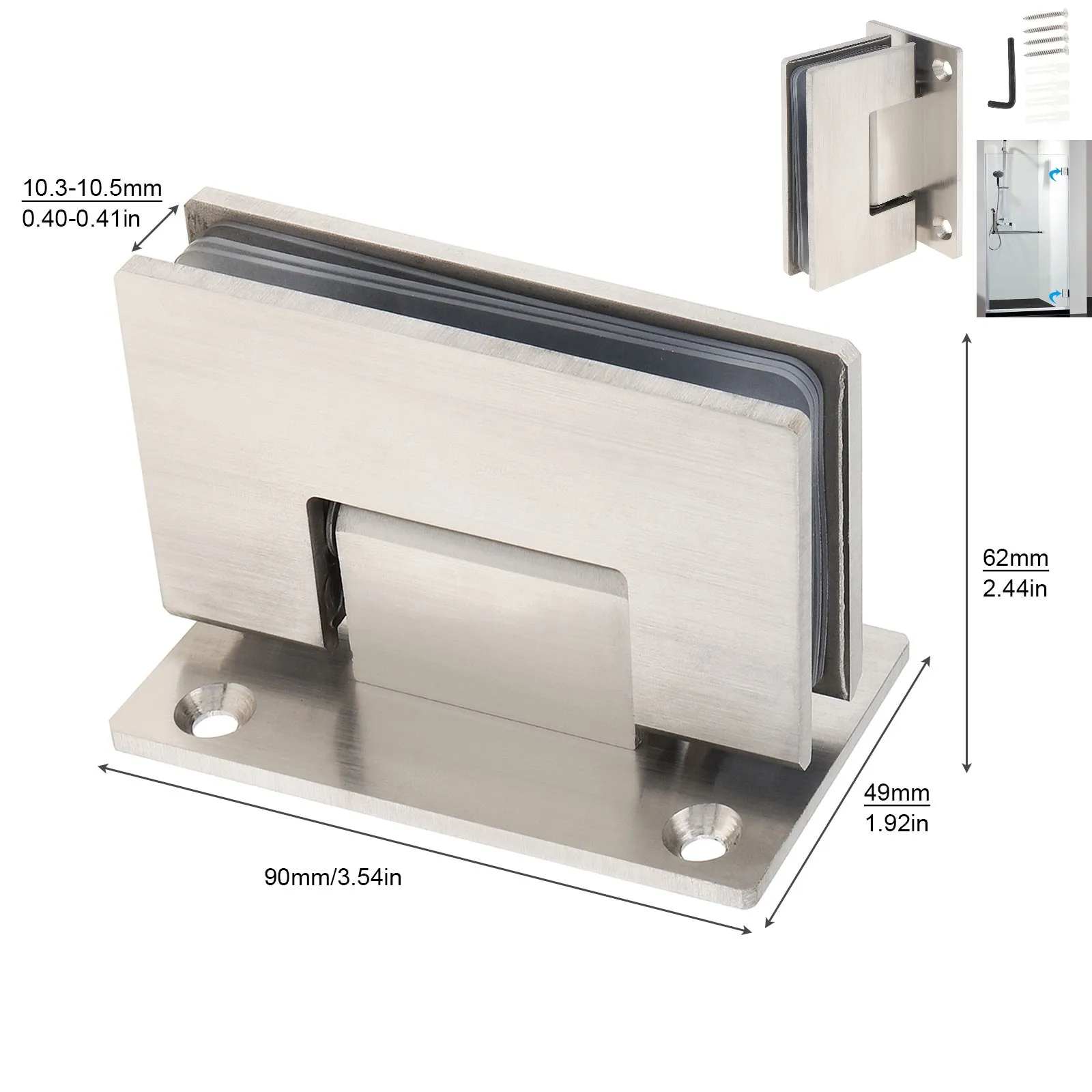 Door Hinges Stainless Steel 90 180 Degree Glass Door Cabinet Display Cabinet Bathroom Accessories stainless steel hinges,door hinges