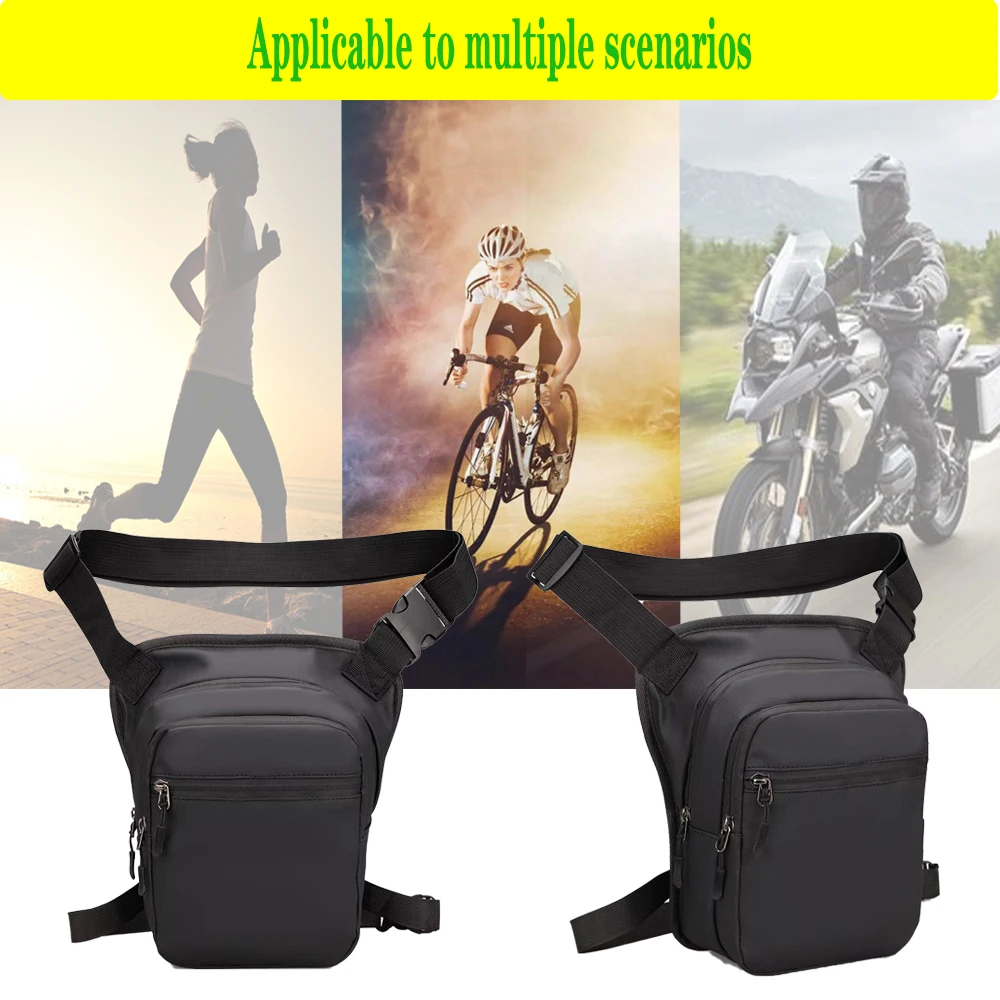 Crossbody Bag, Motorcycle Leg Bag, Multi-Functional Storage, Rider Travel Equipment Bag - 3