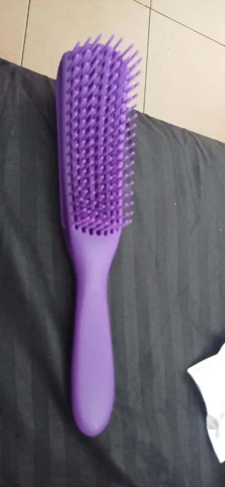 Brosse à Cheveux Démêlante | Peigne de Massage du Cuir Chevelu | Pour Cheveux Bouclés, Lisses, Femme & Homme – Salon & Maison photo review