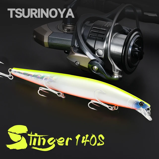 TSURINOYA Stinger 140S Beach Fishing Sinking Minnow 140mm 26g Surf