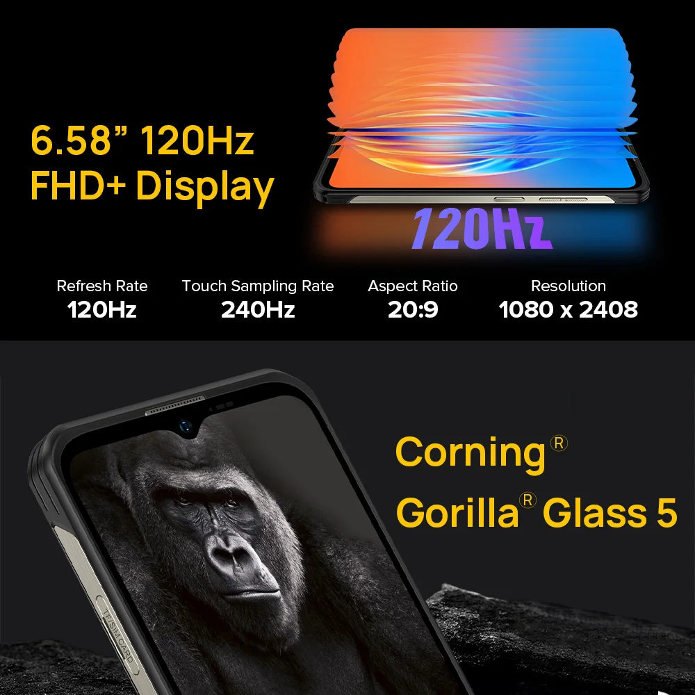 Ulefone Armor 17 Pro Rugged Smartphone Night Vision 13GB 256GB Helio G99 4G Mobile Phones 120Hz 108MP Android 12 NFC Global 2