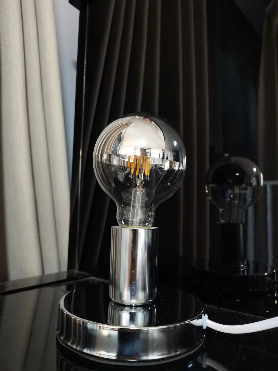Silver Nordic Lamp, customer photo