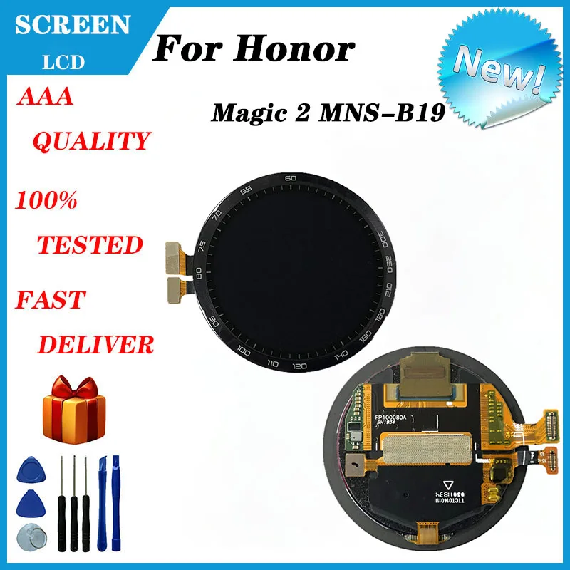 Montagem da Tela Lcd para Honor Ver Magic Tela Externa Reparo e Toque Relógio Inteligente 46 mm Mns-b19 Mns-b39 - Image 6