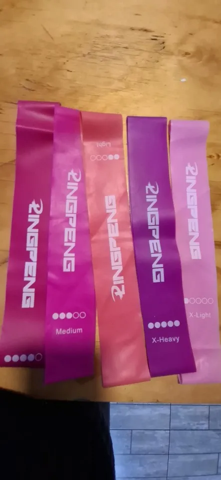 Cross-border Dedicated Yoga Latex Tension Ring Elastic Band Thin Legs Hip Lift Resistance Band photo review