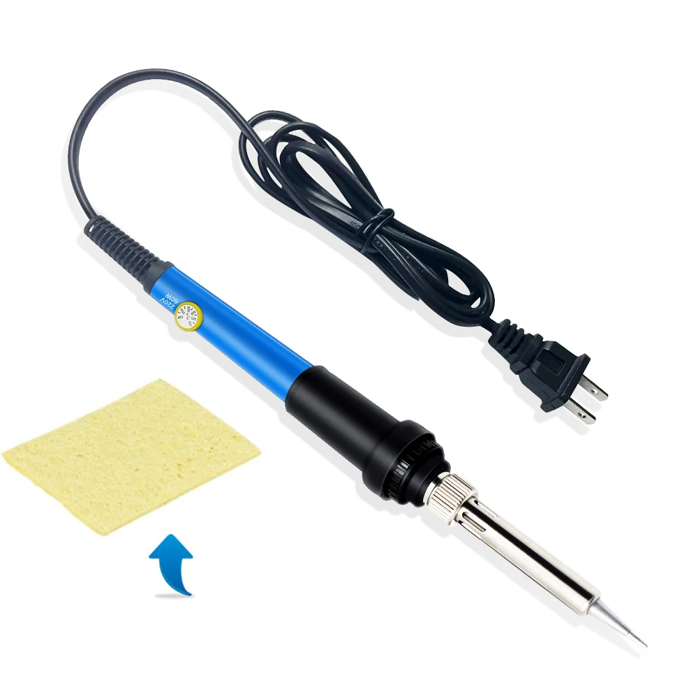 JCD Electric Soldering Iron Set Adjustable Temperature 220V/60W Welding Solder Rework Station Welding Repair Tools electric welding Welding Equipment