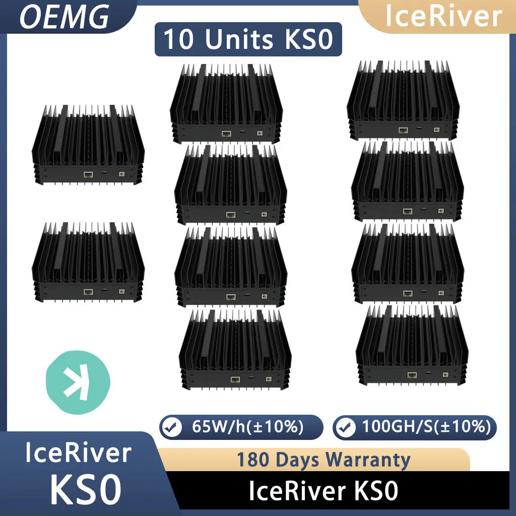 

Купите 5 и получите 3 бесплатных новых IceRiver KAS KS0 Pro Asic Miner 200G с блоком питания и шнуром