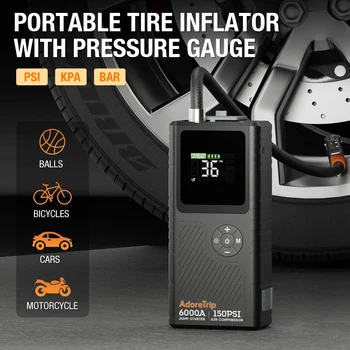 Blossom CS02 6000A Avviatore di emergenza per auto 20000mAh Banca di alimentazione portatile con dispositivo di avviamento booster per batteria per auto 12V