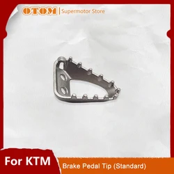 OTOM Motorcycle Standard Rear Foot Brake Lever Step Plate Peg Brake Pedal Tip Stainless Steel For KTM HUSQVARNA GASGAS 2023 Bike