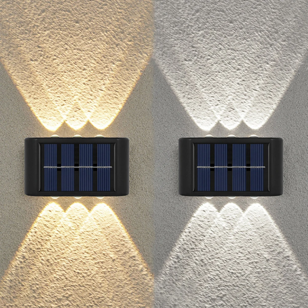 6LED Solar Up-Down Wall Lights 1