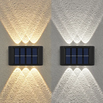 6LED Solar Up-Down Wall Lights 1