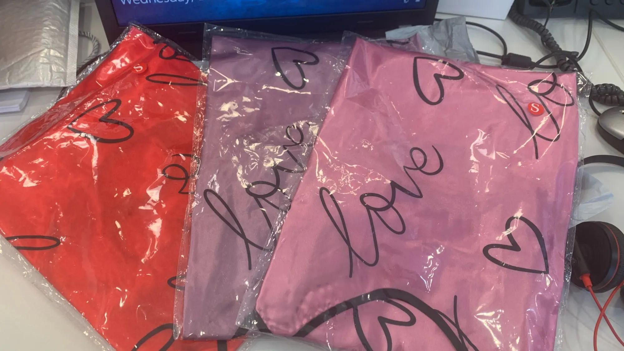 Heart Letter Print Sleep Dress photo review