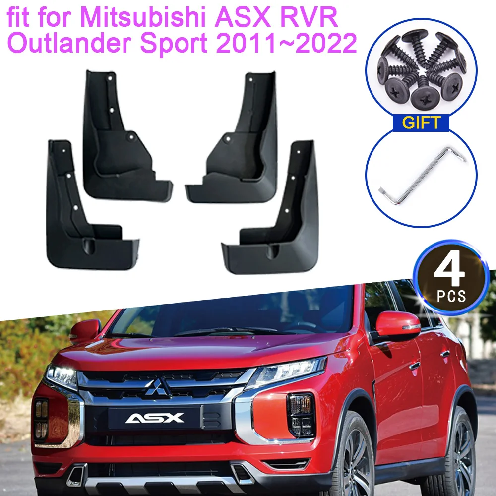 Mudguards para mitsubishi asx rvr outlander esporte 2011 accessories