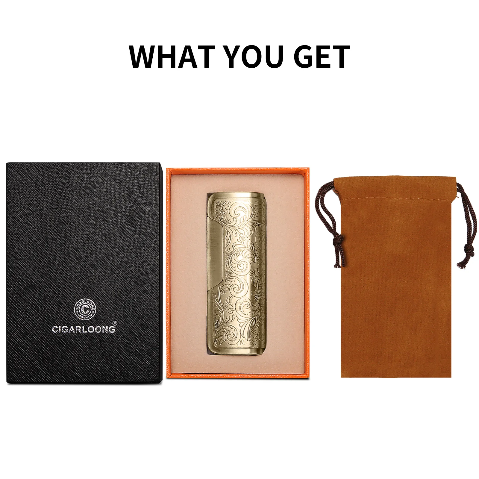 Torch Cigar Lighter Windproof Inflatable Metal Cigarette Lighter Stronger Fire Cigar For BBQ Kitchen Men's Gift With Box bbq lighter butane gas lighter cigarette lighter
