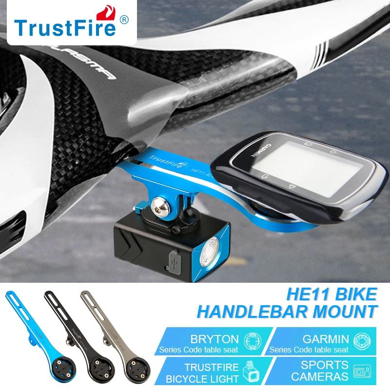 He11 Road Bike Gps Mount Garmin Supporto Per Computer Luce Anteriore Per Bicicletta Bryton Extender Per Manubrio Per Garmin Edge 520 Plus 820 810