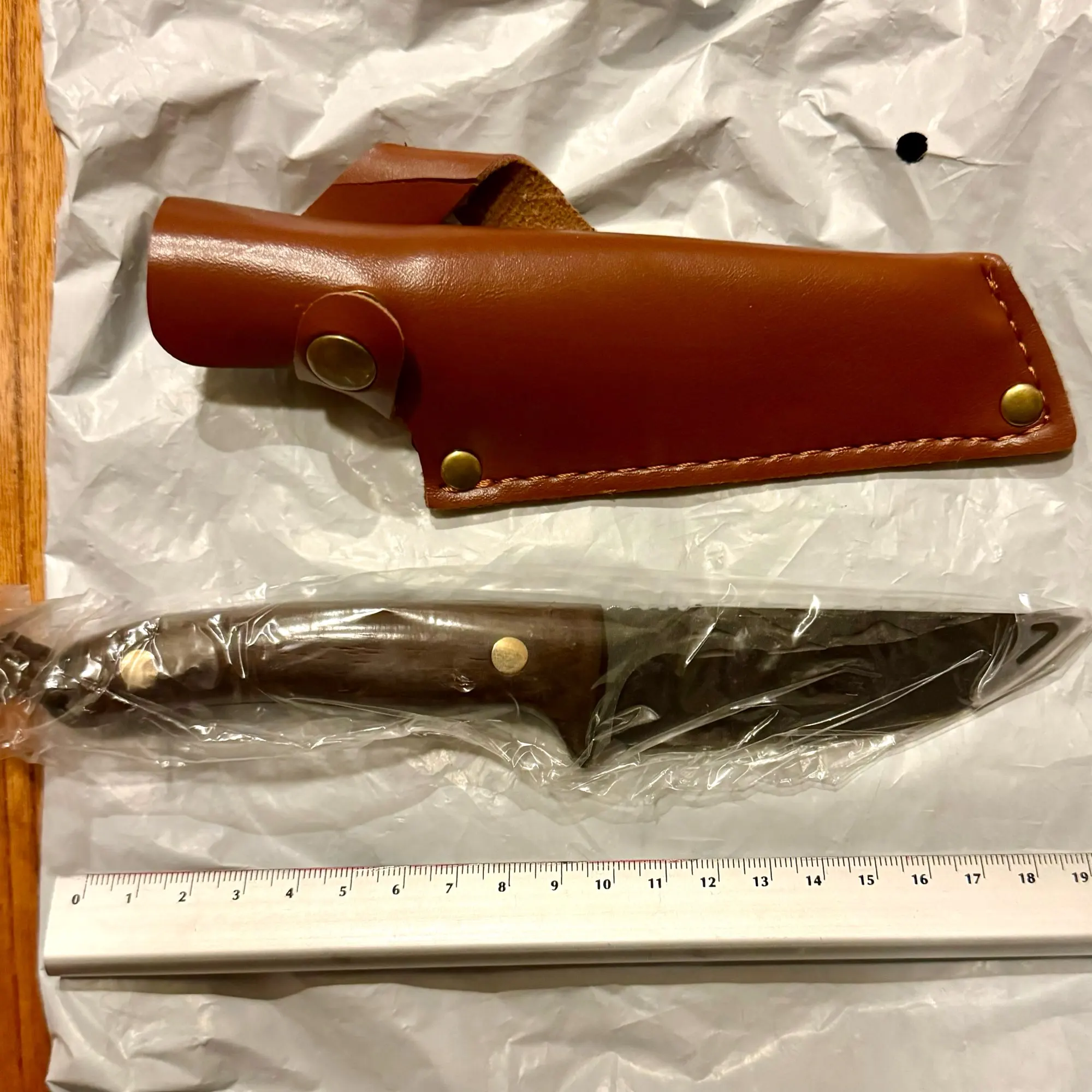 Master the Art: Handmade Forged Stainless Steel Kitchen Chef and Hunting Knives – Precision Craftsmanship in Every Cut photo review